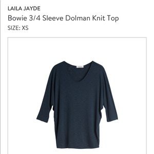 Laila jayde Stitchfix Navy blue dolman size xs